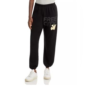 FREECITY Cotton Logo Sweatpants